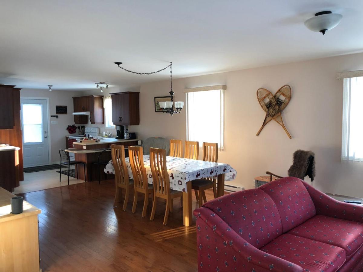 Le Chalet De Claude, Au Pied Des Monts-Valin Saint-David-de-Falardeau 外观 照片