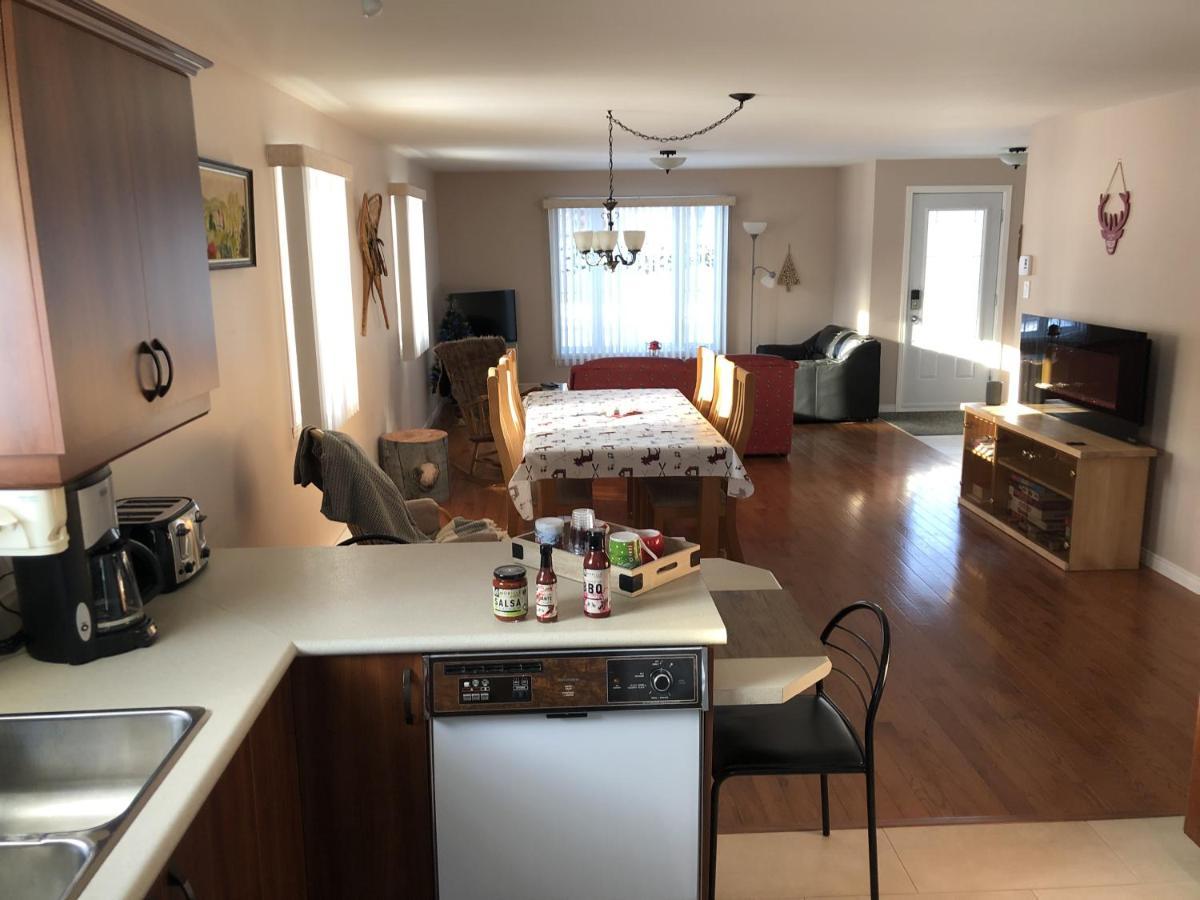 Le Chalet De Claude, Au Pied Des Monts-Valin Saint-David-de-Falardeau 外观 照片