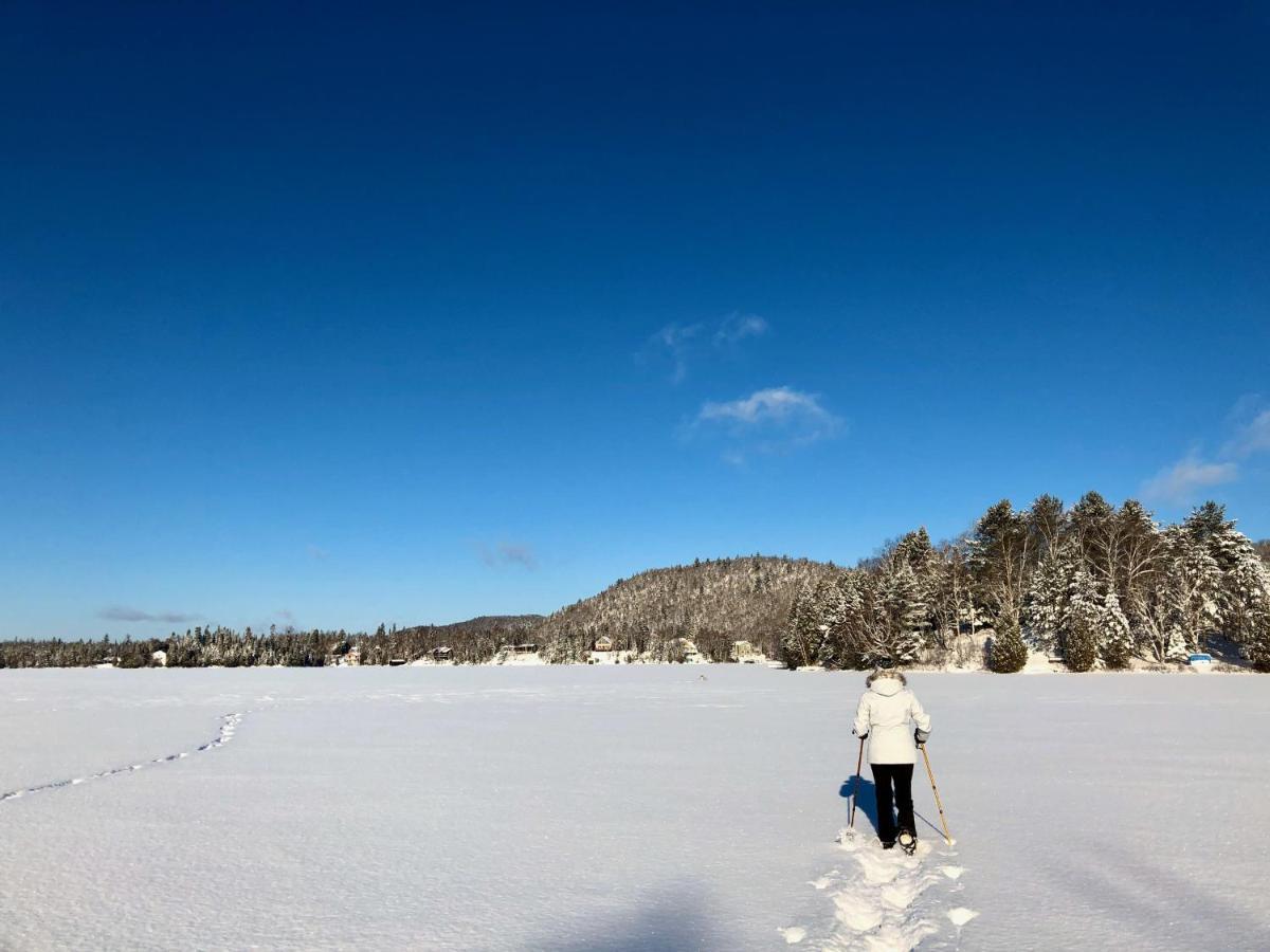 Le Chalet De Claude, Au Pied Des Monts-Valin Saint-David-de-Falardeau 外观 照片